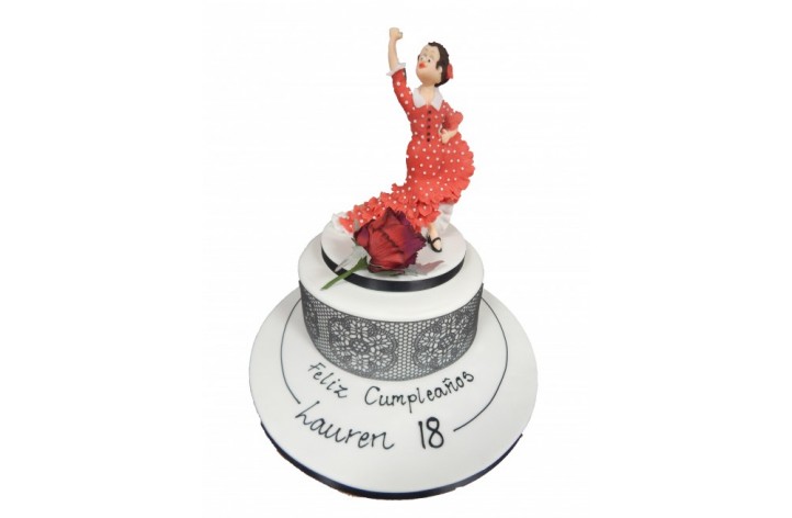 Flamenco Dancer Cake